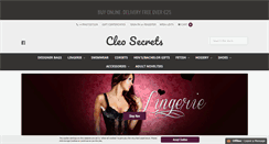Desktop Screenshot of cleosecrets.com